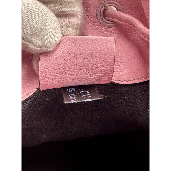 Bucket Bag Psychedelic Print GG Coated Canvas Medium - Picture 11 of 12